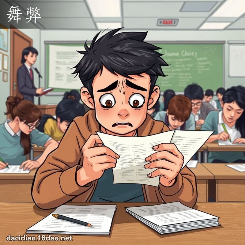 舞弊 - 國語大辭典配圖