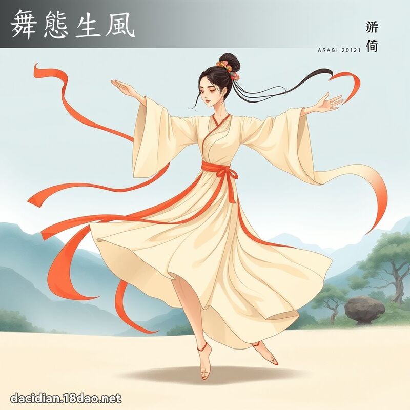 舞態生風 - 國語大辭典配圖
