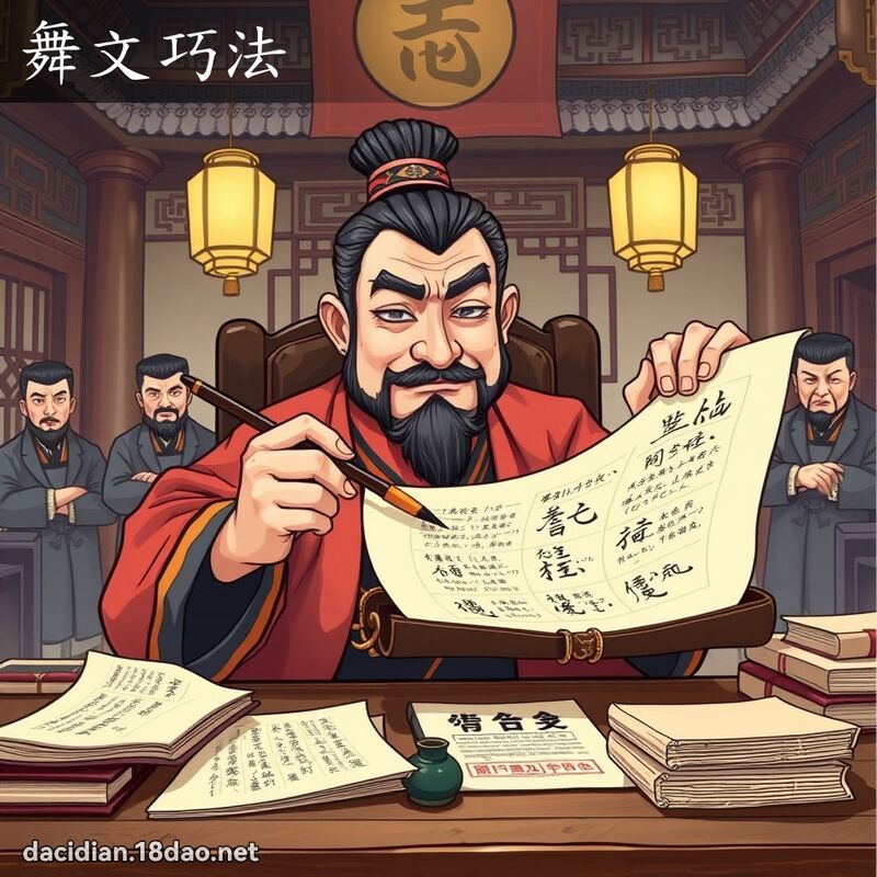 舞文巧法 - 國語大辭典配圖