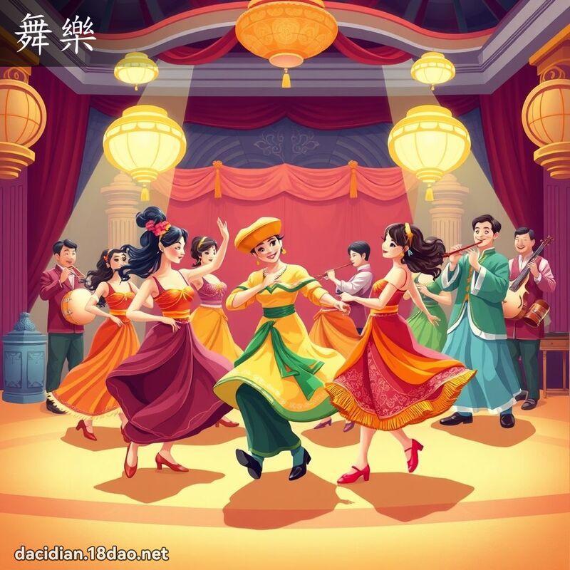 舞樂 - 國語大辭典配圖
