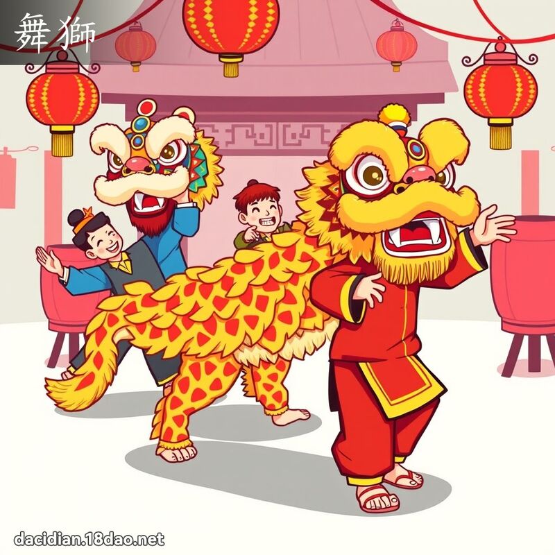 舞狮 - 国语大辞典配图