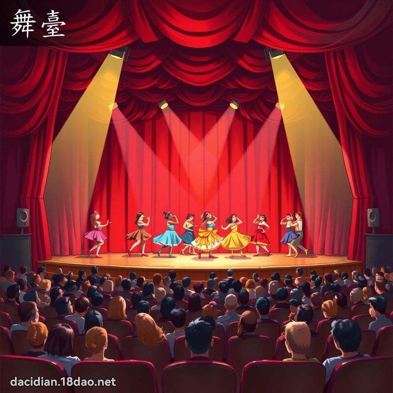 舞台 - 国语大辞典配图