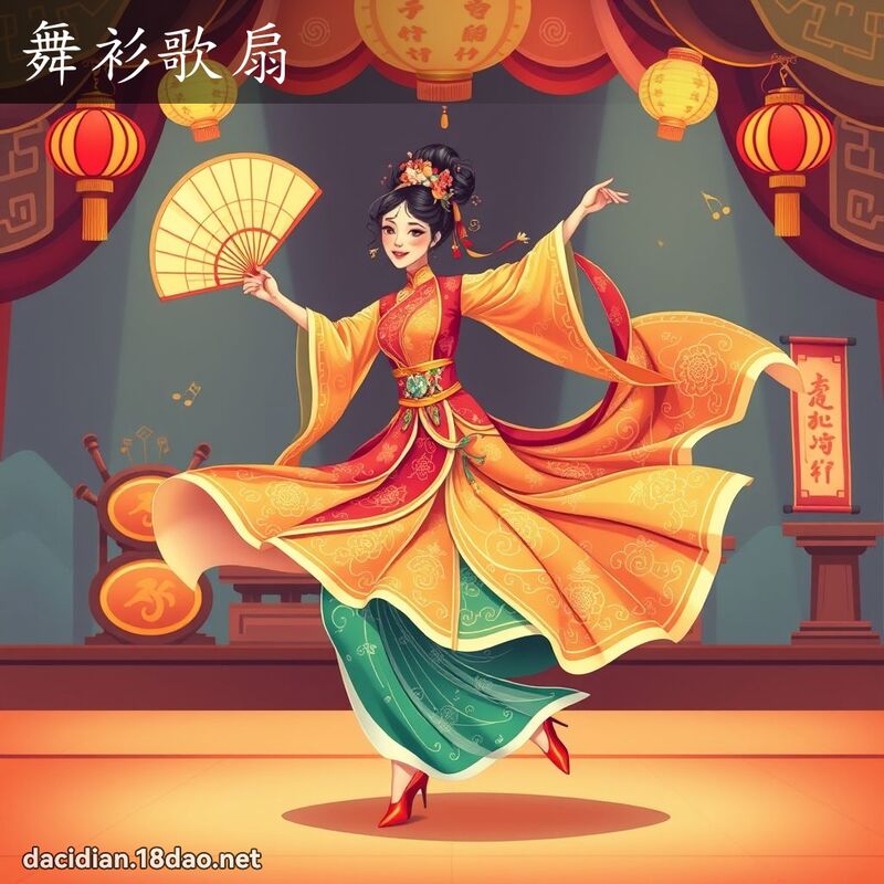 舞衫歌扇 - 國語大辭典配圖