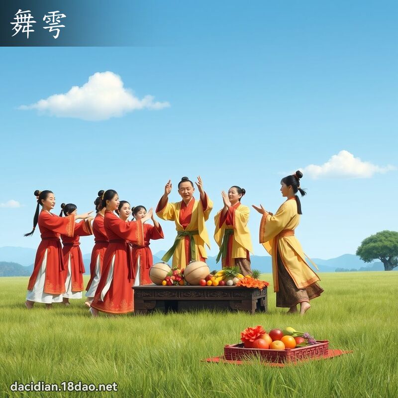 舞雩 - 国语大辞典配图