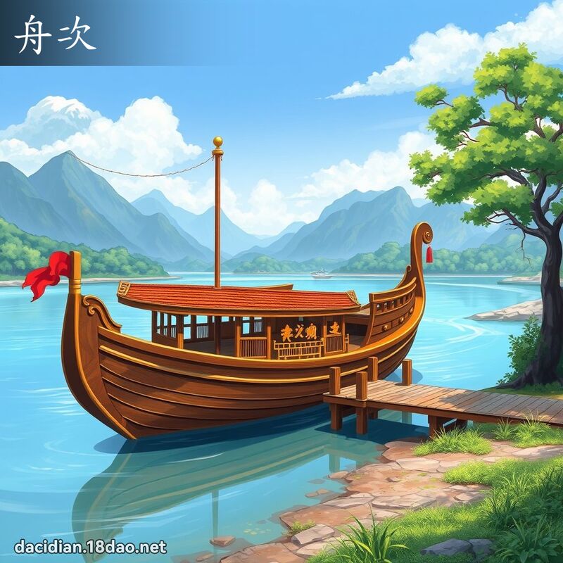 舟次 - 国语大辞典配图