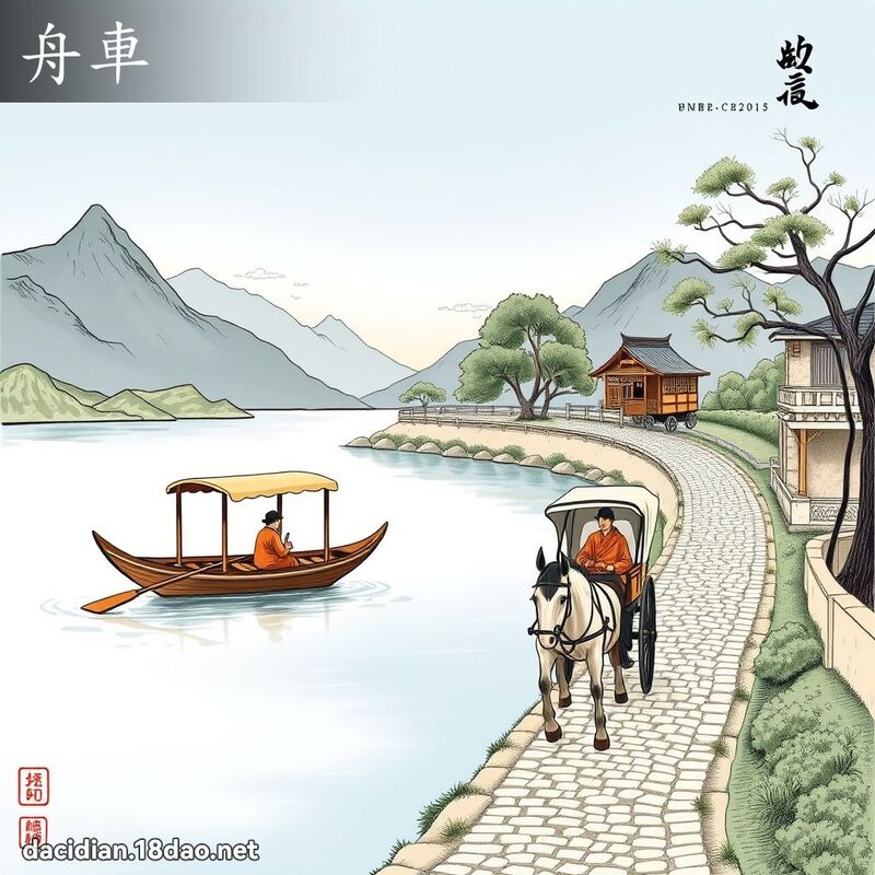 舟車 - 國語大辭典配圖