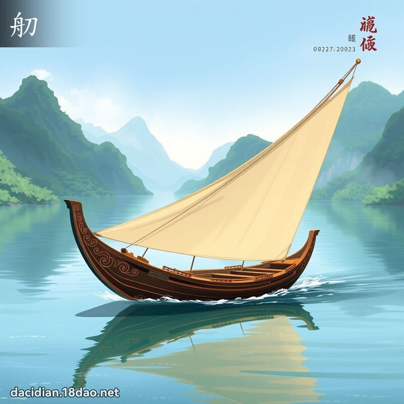 舠 - 國語大辭典配圖