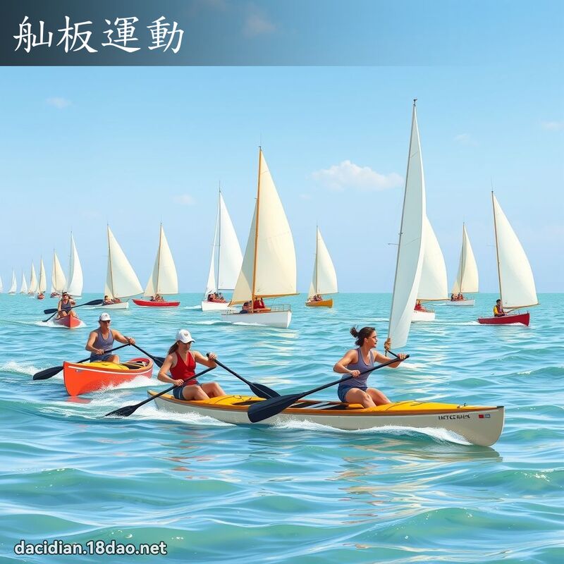 舢板運動 - 國語大辭典配圖