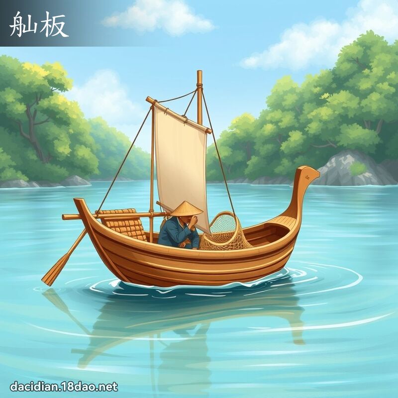 舢板 - 国语大辞典配图