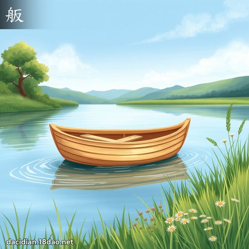 舨 - 國語大辭典配圖