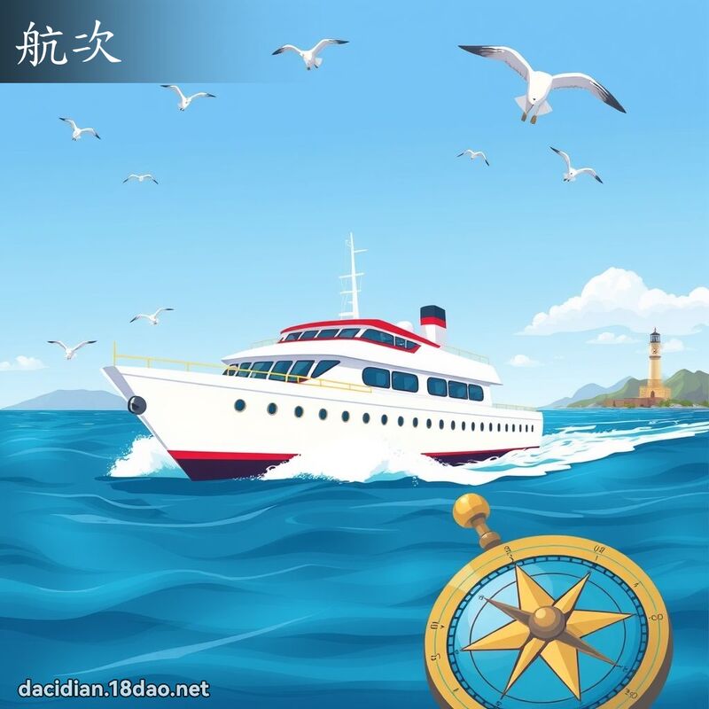 航次 - 国语大辞典配图