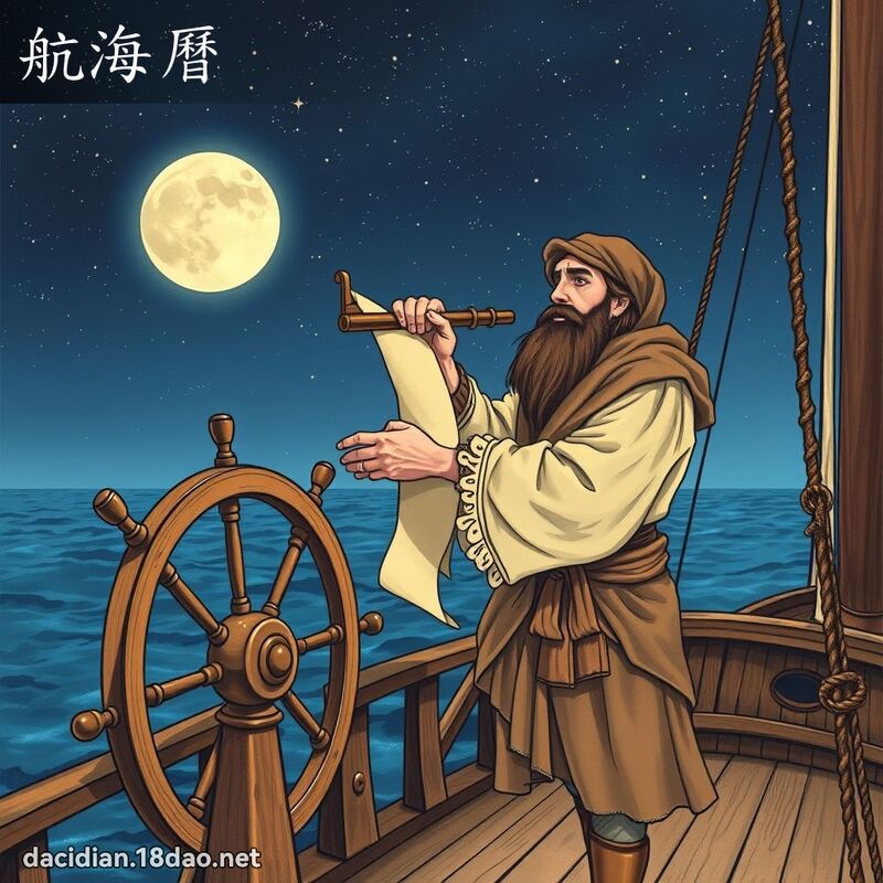 航海曆 - 國語大辭典配圖