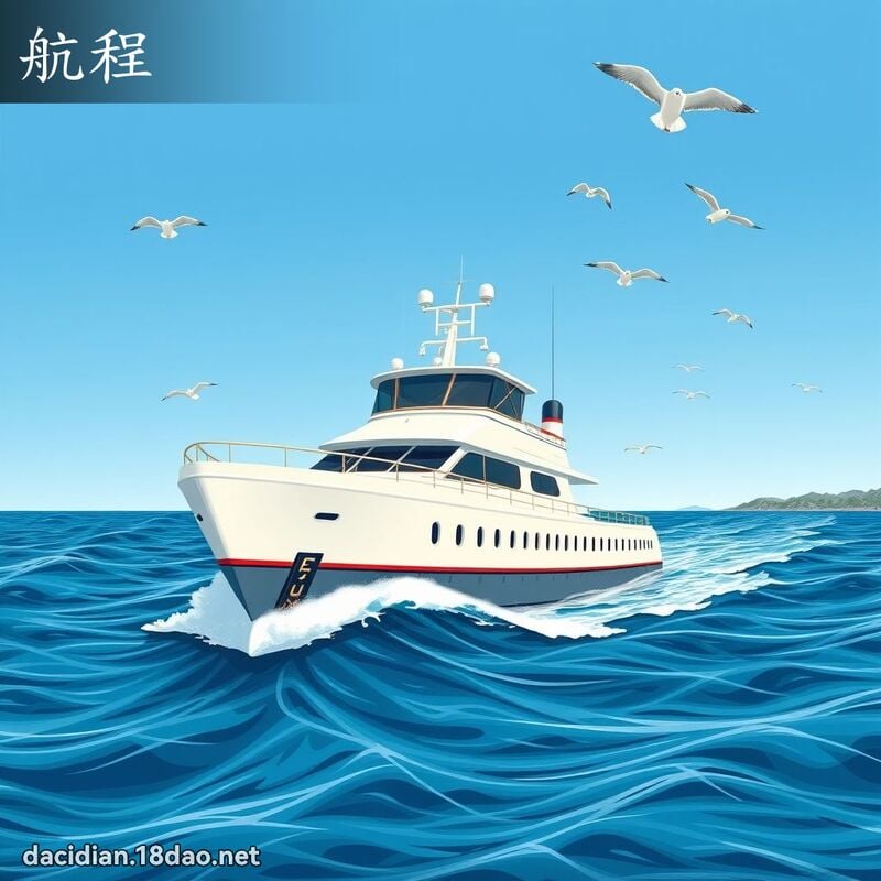 航程 - 國語大辭典配圖