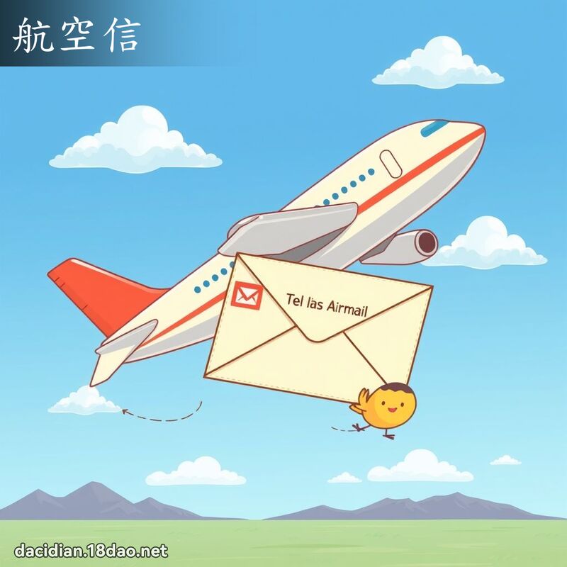 航空信 - 国语大辞典配图