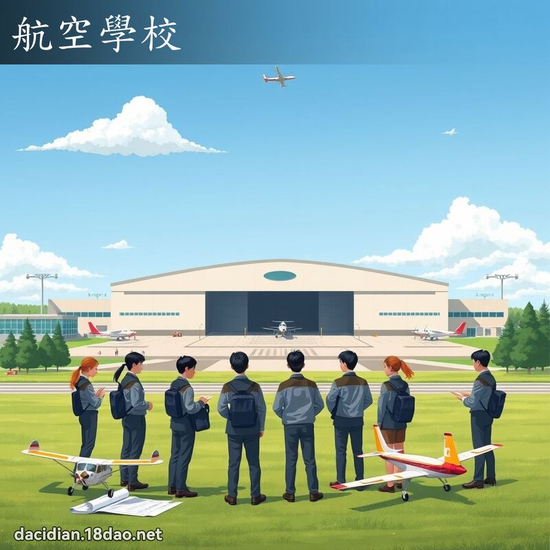航空学校 - 国语大辞典配图