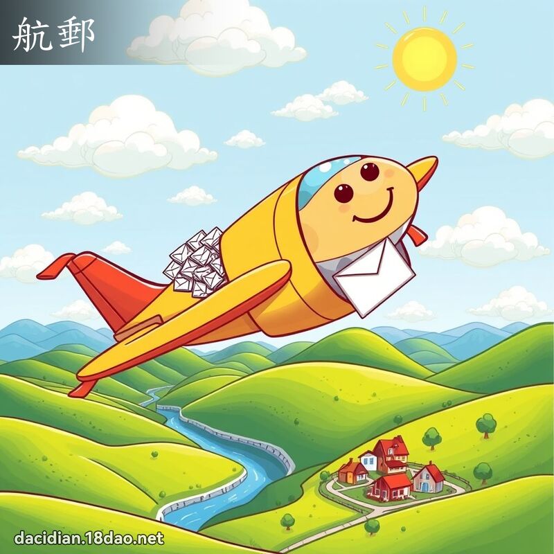 航郵 - 國語大辭典配圖