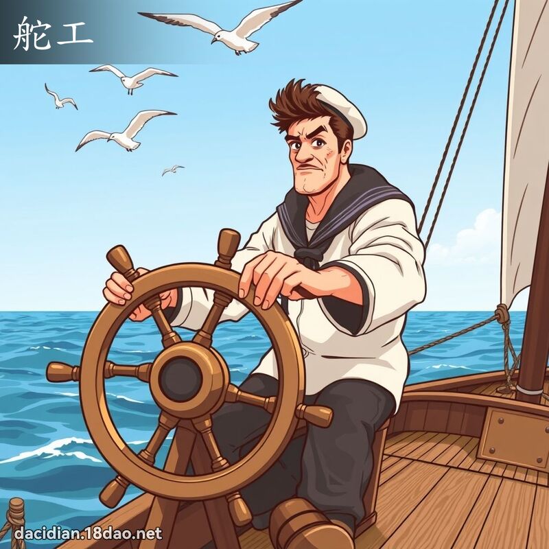 舵工 - 国语大辞典配图