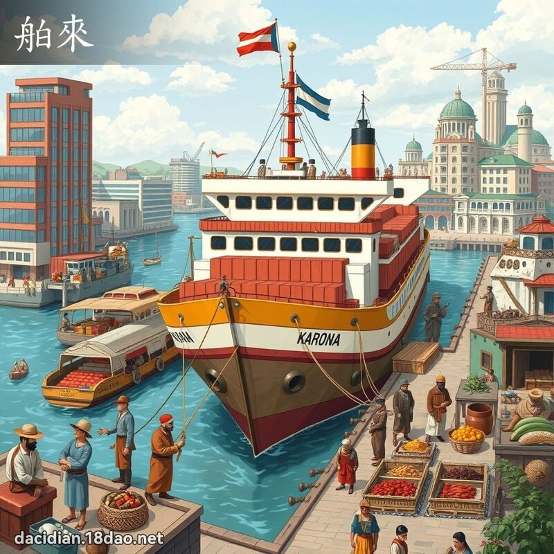 舶来 - 国语大辞典配图