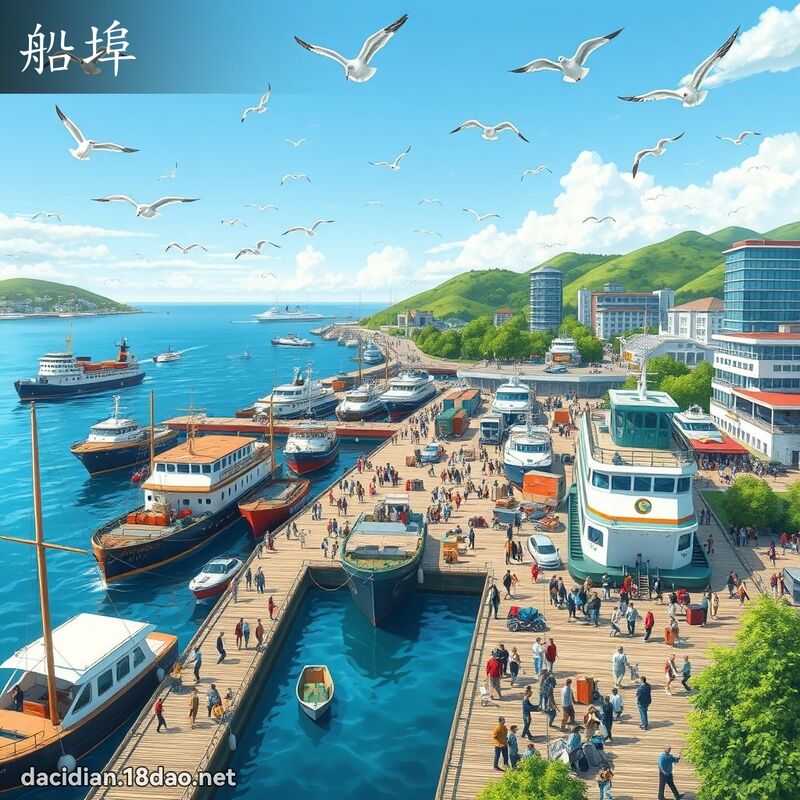 船埠 - 國語大辭典配圖
