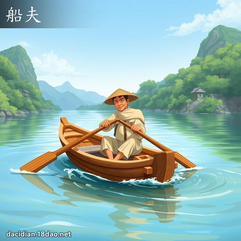 船夫 - 国语大辞典配图
