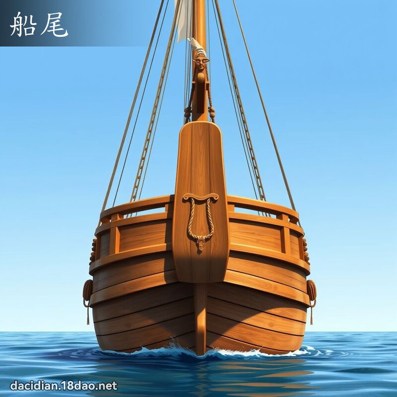 船尾 - 国语大辞典配图