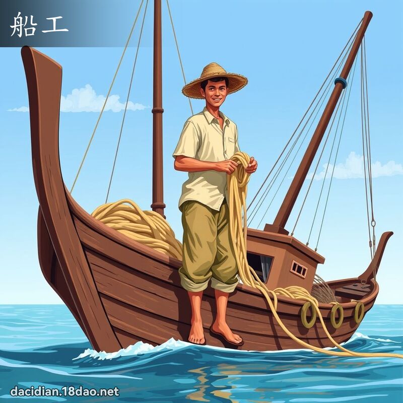 船工 - 國語大辭典配圖