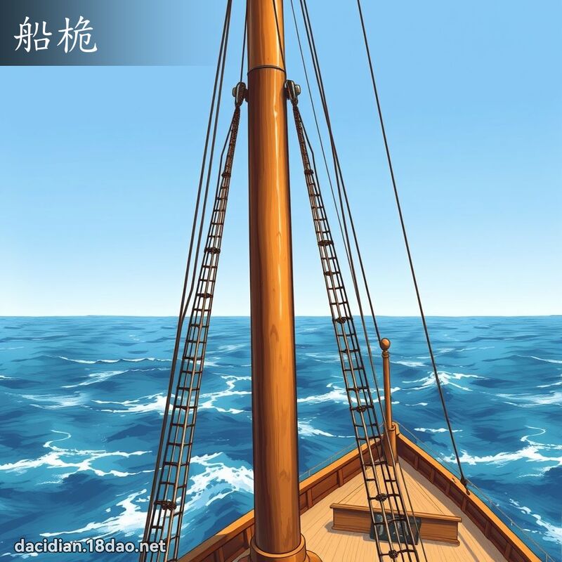 船桅 - 國語大辭典配圖