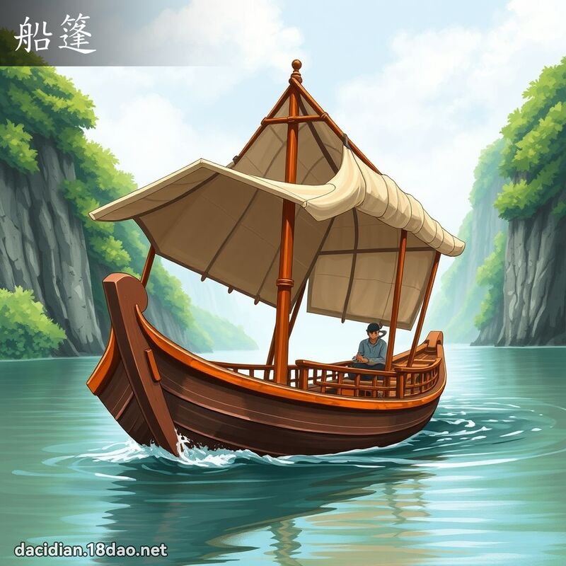 船篷 - 国语大辞典配图