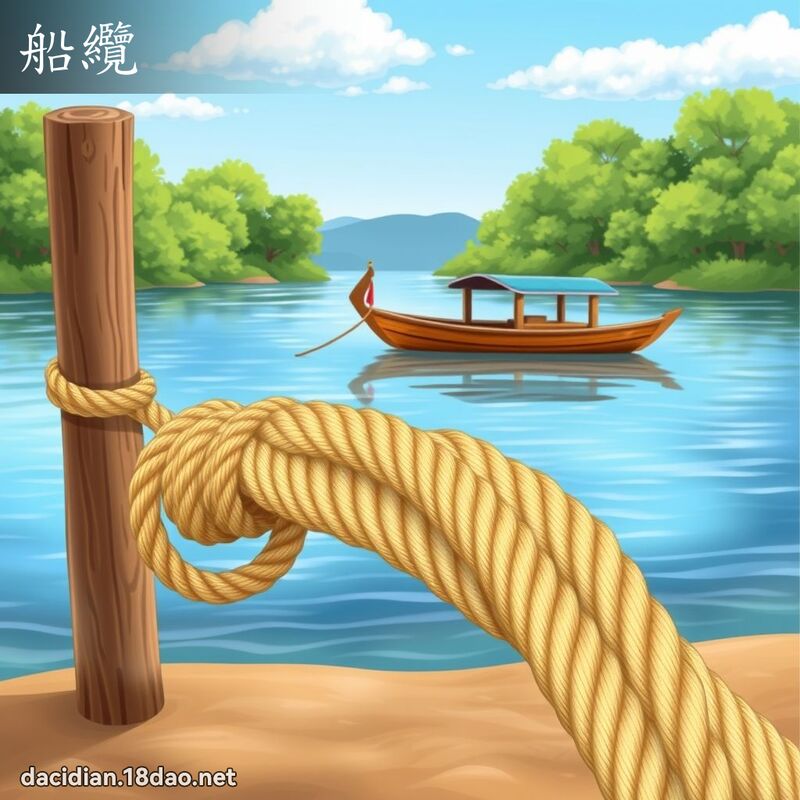 船纜 - 國語大辭典配圖