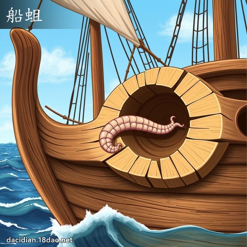船蛆 - 國語大辭典配圖