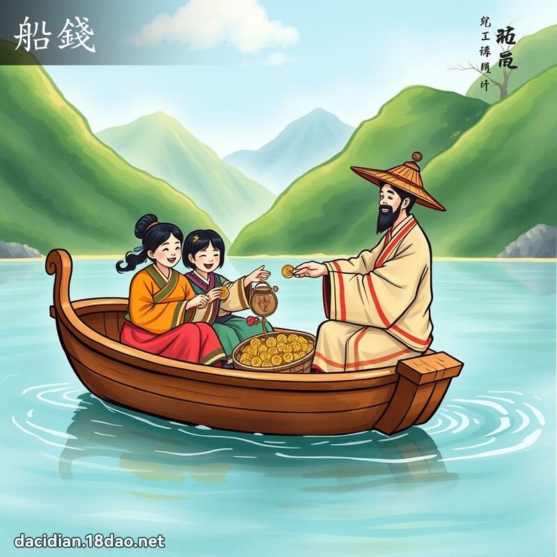船钱 - 国语大辞典配图