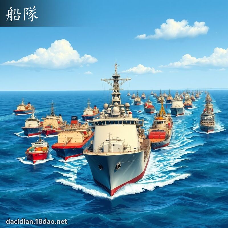 船队 - 国语大辞典配图