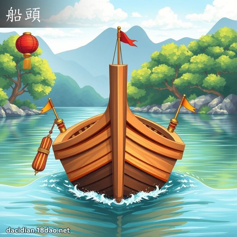 船头 - 国语大辞典配图