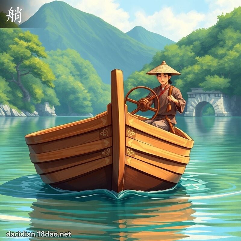 艄 - 国语大辞典配图