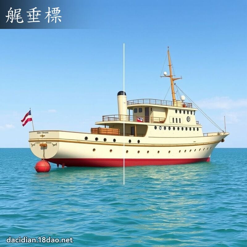 艉垂標 - 國語大辭典配圖