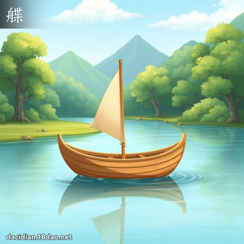 艓 - 国语大辞典配图