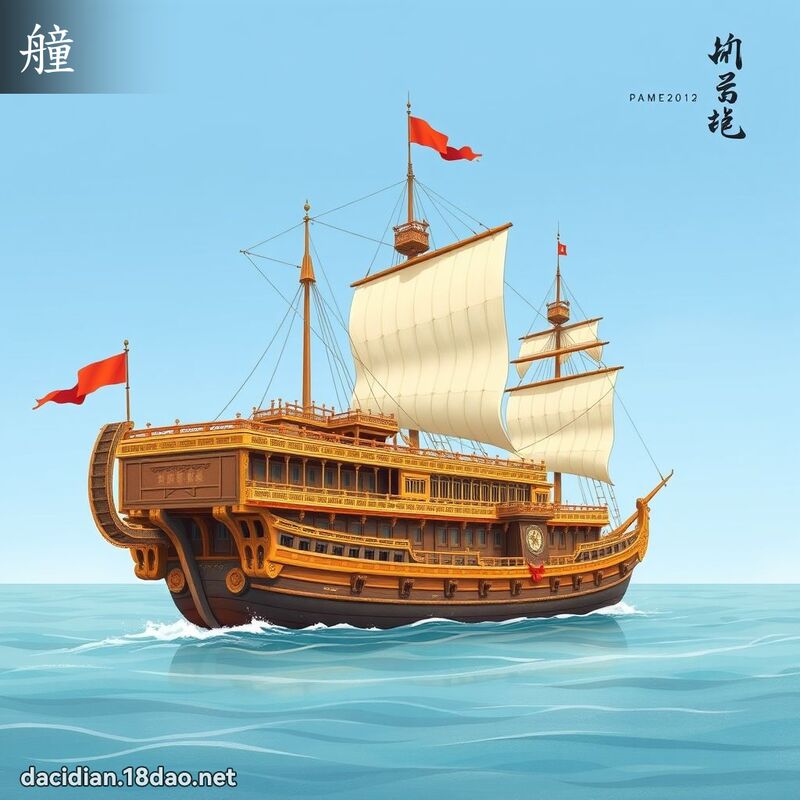 艟 - 国语大辞典配图