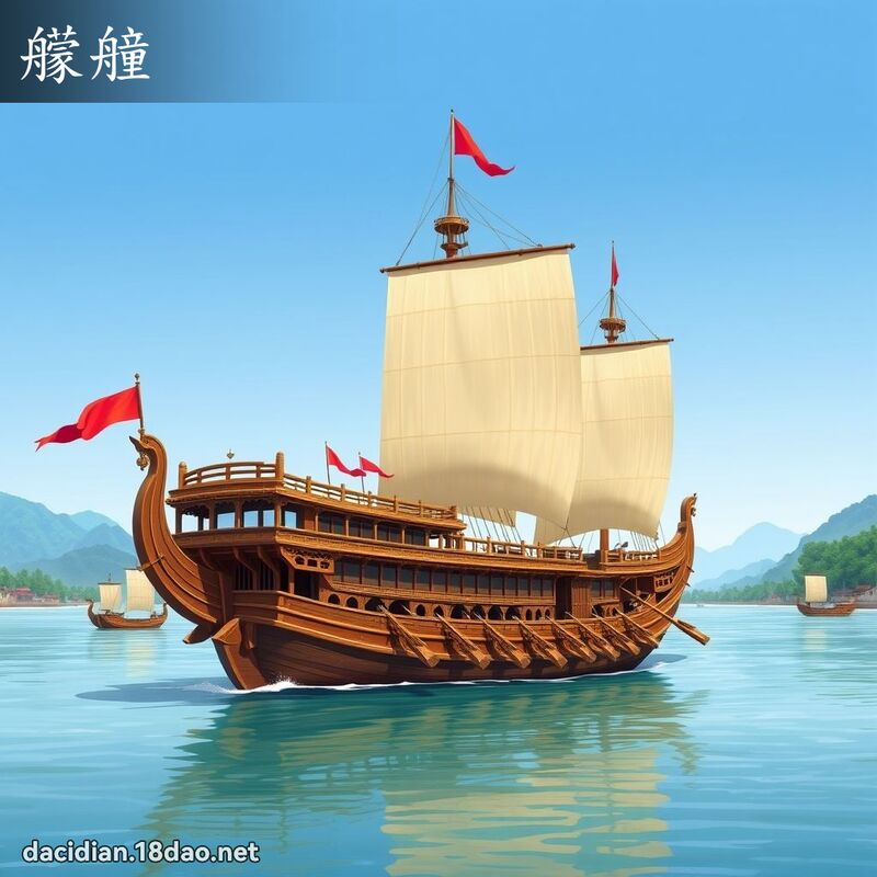 艨艟 - 国语大辞典配图