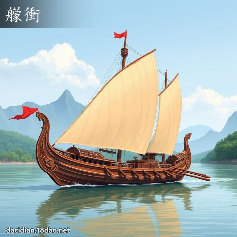 艨冲 - 国语大辞典配图