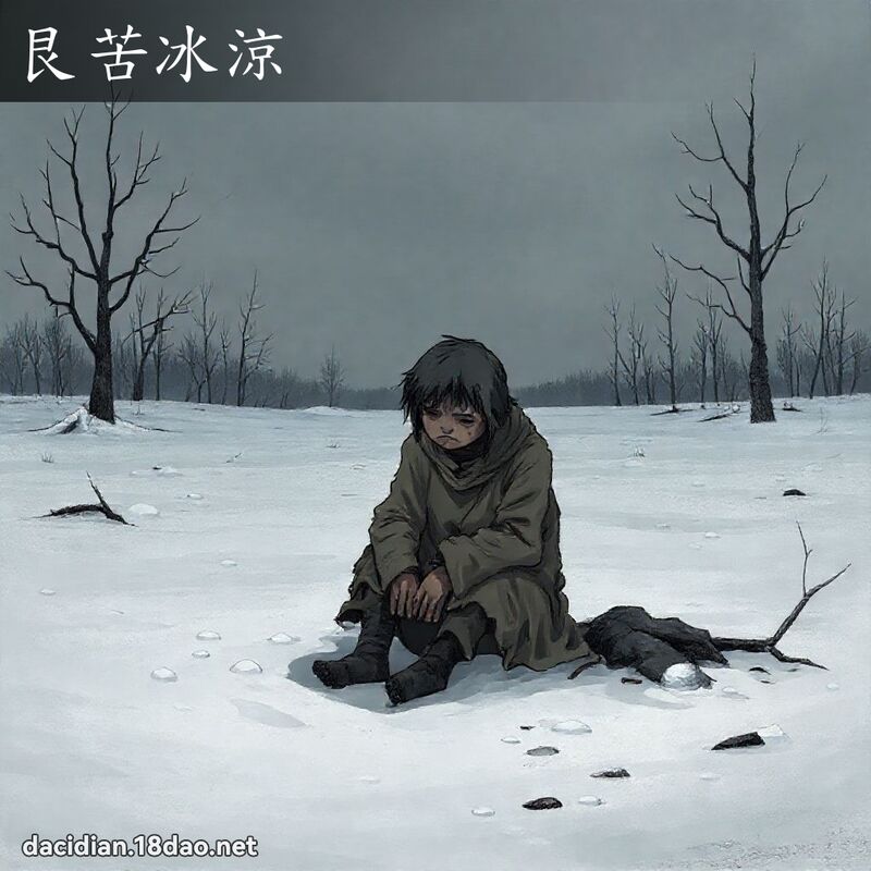 艮苦冰涼 - 國語大辭典配圖