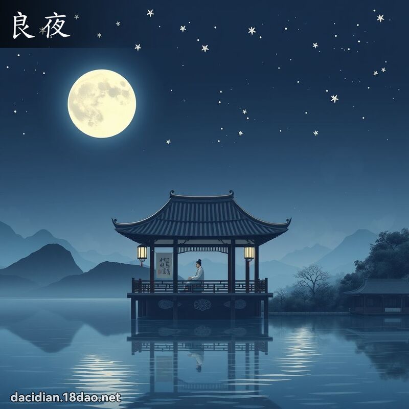 良夜 - 國語大辭典配圖