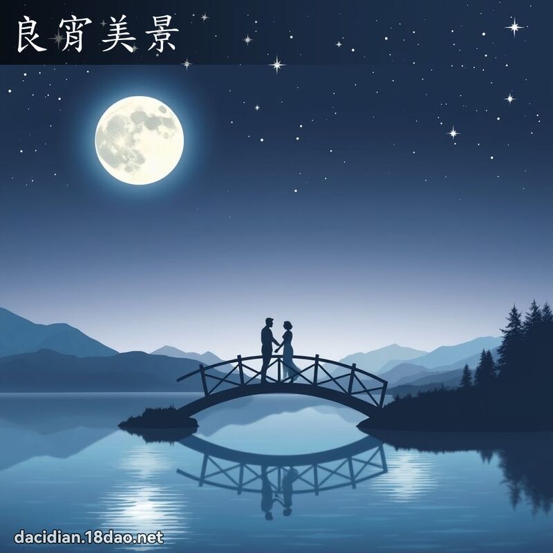 良宵美景 - 國語大辭典配圖