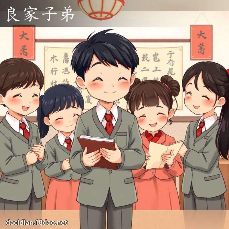良家子弟 - 國語大辭典配圖