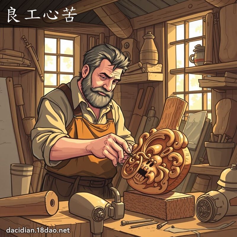 良工心苦 - 國語大辭典配圖
