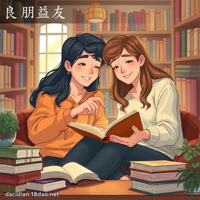良朋益友 - 国语大辞典配图