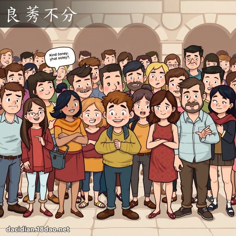 良莠不分 - 国语大辞典配图