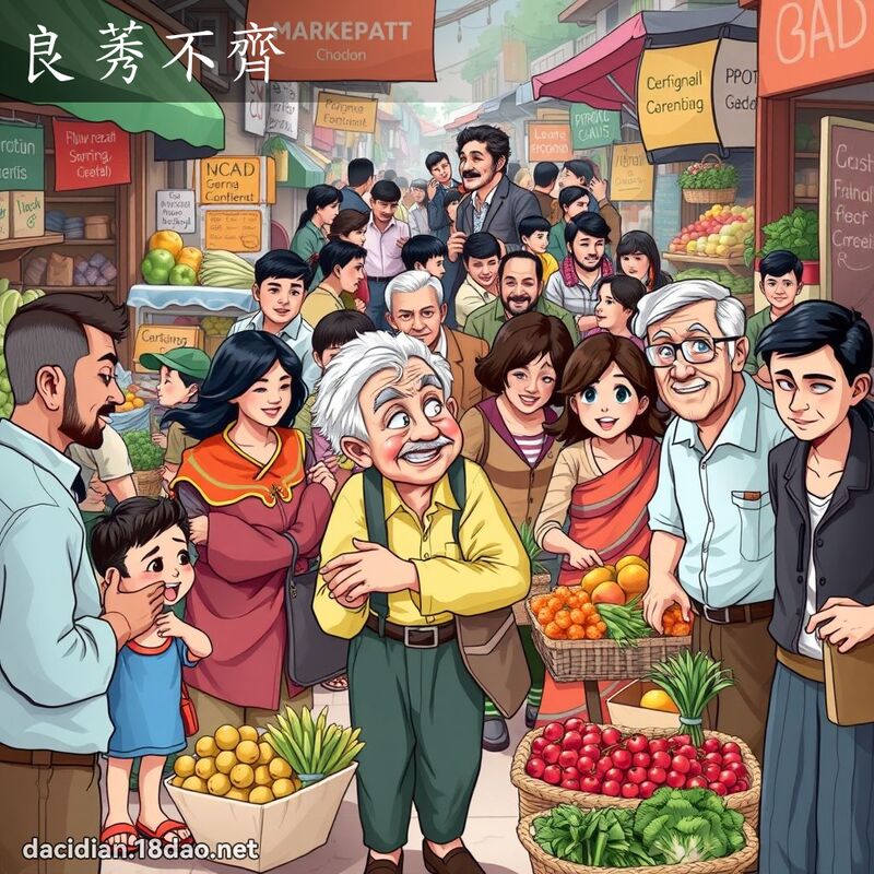 良莠不齊 - 國語大辭典配圖
