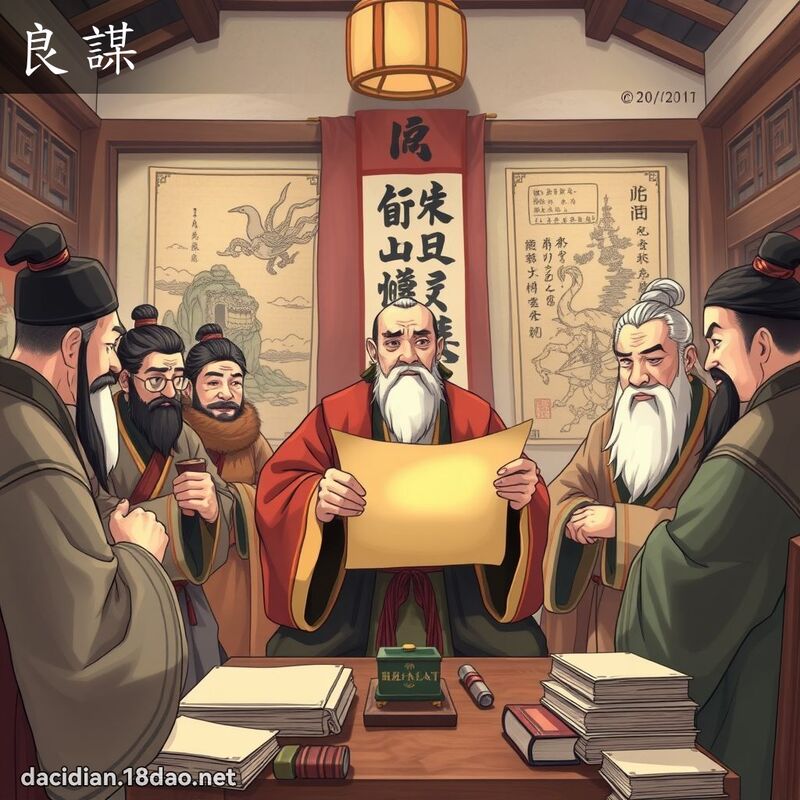 良謀 - 國語大辭典配圖