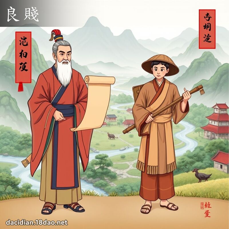 良賤 - 國語大辭典配圖