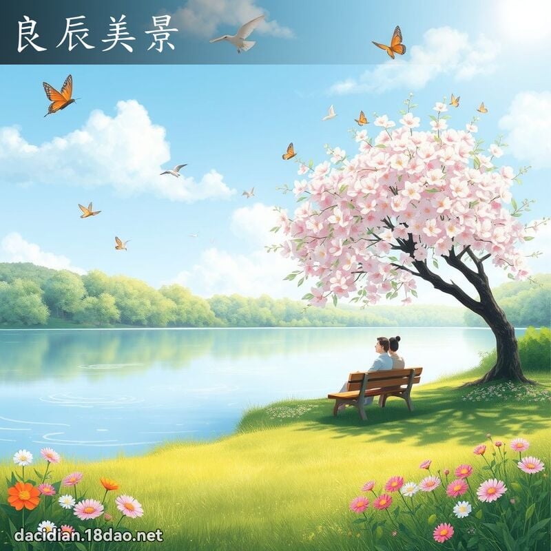 良辰美景 - 国语大辞典配图
